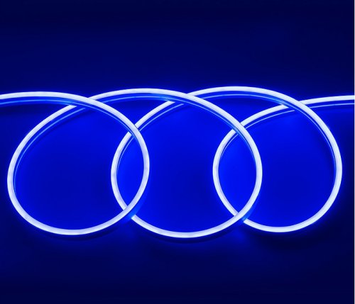 Светодиодная лента 220В General GLS-2835-120-9.6-220-NL-IP67 NEON Синий картинка 